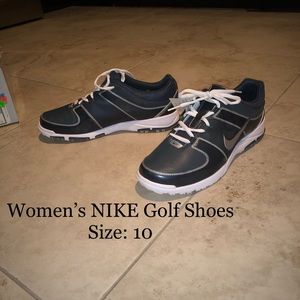 Women’s Nike Golf Shoes Size 10 Midnight Blue & W